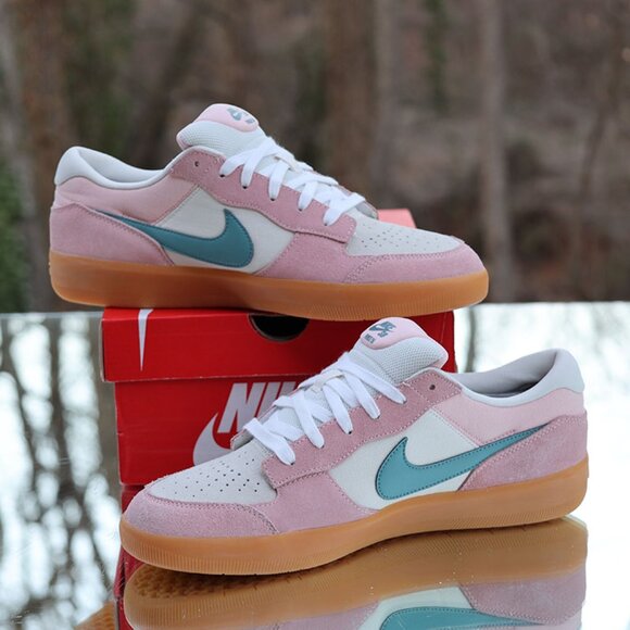 Nike SB Force 58 Pink Bloom Teal Gum - Picture 8 of 13